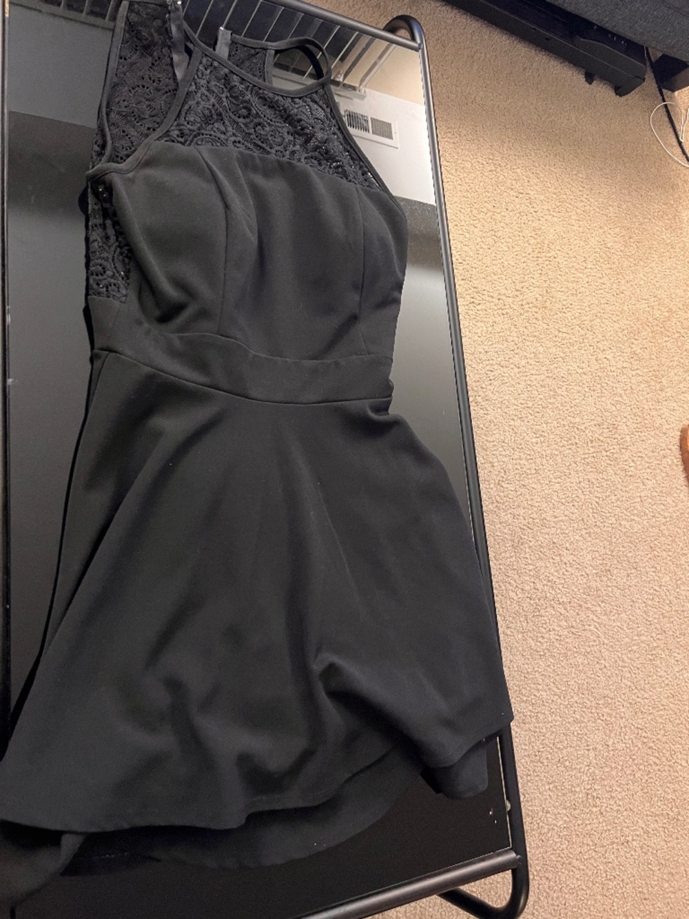 Black Skater Mini Dress